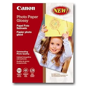 Canon Glossy 8 1 2 x 11 Inch Photo Paper 100 Sheets (0775B024) by Canon