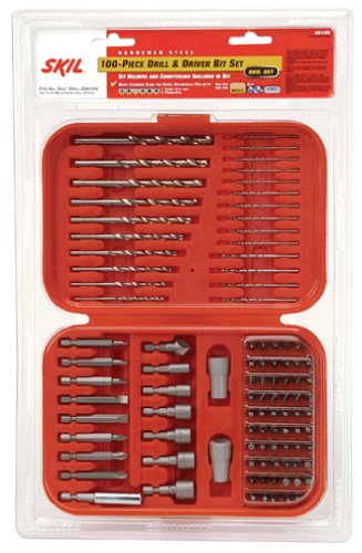 Skil 90100 100 Piece Drilling and Driving Set in Plastic Case