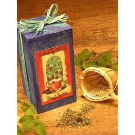 Salt Spring Tea Secret Garden Mint and Blackberry Herbal Tea - 1.9oz Box