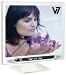 Videoseven W17PS 17" LCD Monitor with Built-in Speakers - White
