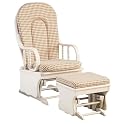 Bassettbaby Mission Bay Glider Rocker - White