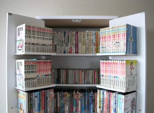Cover image : DVD収納 ラック 送料無料！DVDで最大400収納可能☆大量収納☆ DVD・CD・コミック書棚ストッカー収納庫 ホワイトJS103WH