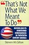 That's Not What We Meant to Do: Reform and Its Unintended Consequences in the Twentieth Century