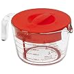 Pyrex Accents 4-Cup Measuring Cup with Lid - Red