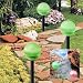Set of 2 Green Solar Ball Light