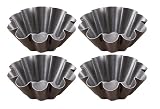 Gobel 3-1/2-Inch Brioche Mold, Set of 4, Nonstick
