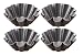 Gobel 3-1/2-Inch Brioche Mold, Set of 4, Nonstick