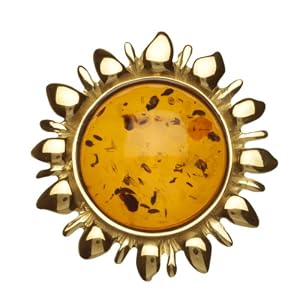 In Collections - 0010103567100 - Pendentif Femme - Or jaune 333/1000 (8 cts) 2.8 Gr - ambre