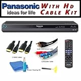 Panasonic DMP-BD65 Blu-Ray Disc Player (Black) With HD Connectivity Necessity Kit