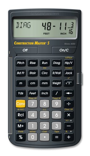 Calculated Industries 4050 Construction Master 5 Construction Calculator