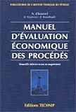 Manuel d évaluation économique des procédés