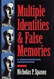 Multiple Identities & False Memories: A Sociocognitive Perspective