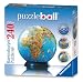 Ravensburger Illustrated World Map - 240 Piece puzzleball