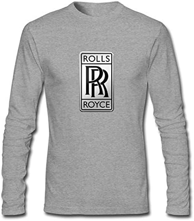 JZJShirt Men's Rolls Royce Motor Cars Logo Long Sleeve T-Shirt