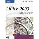 New Perspectives on Microsoft Office 2003, First Course, Second Edition (New Perspectives (Paperback Course Technology)) book cover
