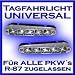 Produkt-Bild: 5 LED POWER Tagfahrlicht passend f&uuml;r alle PKWs.Sehr flach mit integrierter Licht Steuerung und Startautomatik.Mit R/87 Zulassung- T&Uuml;V frei