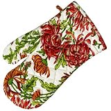 April Cornell Mums Ecru Oven Mitt