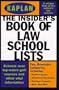 KAPLAN INSIDER'S BOOK OF LAW SCHOOL LISTS