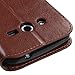 Samsung Galaxy Prevail LTE Case,Samsung Galaxy Core Prime Case,NageBee -Wallet Flip Case Pouch Cover Fold Stand case Premium Leather Wallet Flip Case for Samsung Galaxy Prevail LTE / Samsung Galaxy Core Prime (Leather wallet brown)