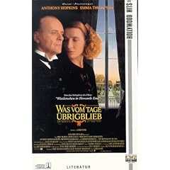 Was vom Tage �brig blieb [VHS]