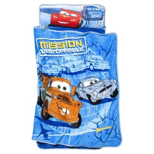 Disney Cars Toddler Nap Mat with Easy Carry Strap Home Garden Linens