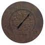Infinity Instruments Medallion Thermometer-Rust Finish