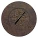 Infinity Instruments Medallion Thermometer-Rust Finish