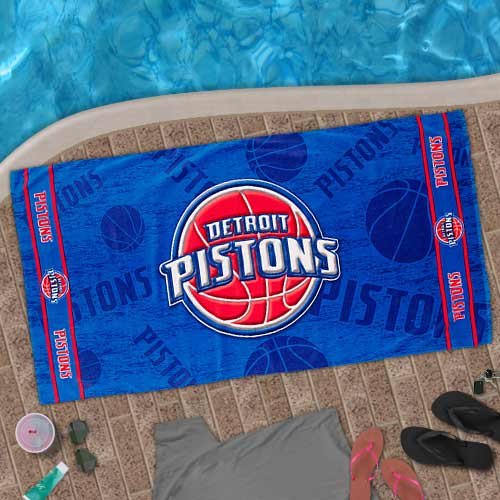 Detroit Pistons 30'' x 60'' Royal Blue Towel