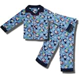 Snowman Fleece Coat Style Pajamas for Toddler Boys - 4T