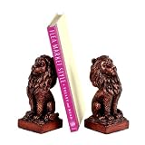 Lion Bookends 2-pc. Set - Copper