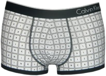 Calvin Klein One Micro Low Rise Trunk (XLarge / 40-42 inches, Black/White Keyboard)