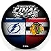2015 NHL Stanley Cup Dueling Hockey Puck Chicago Blackhawks vs. Tampa Bay Lightning (Sherwood)