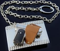 Gun Holster Blue Light Chain Cool Belt Buckle