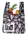 Onya Rucksack Chocolate and Orange - Folding Reusable Shopping Bag - Bag For Life