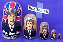 Beatles Russian Nesting Doll Hand Made 5 Pcs / 4 in * # beatles.4b