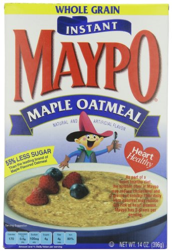 Maypo Instant Maple Oatmeal, 14-Ounce Boxes (Pack of 12)