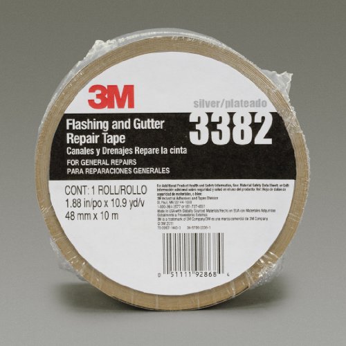 3M Roof and Gutter Repair Tape 3382 Silver, 1.88 in x 10.9 yd 4.2 mil