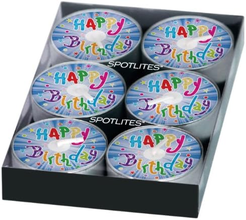Happy Birthday "It's My Birthday" Tealight Candles 6 Pack