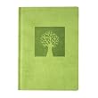 Green Embossed Tree of Life Leather Journal - Lined
