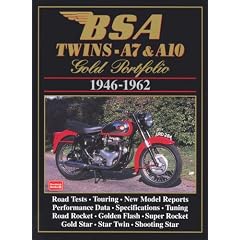 BSA Twins - A7 and A10 Gold Portfolio 1946-1962 (Brooklands Books Road Test Series)