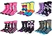 Funky Socks Men's 12 pack Colorful Patterned Casual Crew Socks