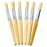 Natural Chubby Brushes (Set of 30)