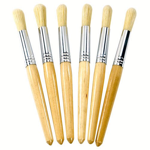 Natural Chubby Brushes (Set of 30)
