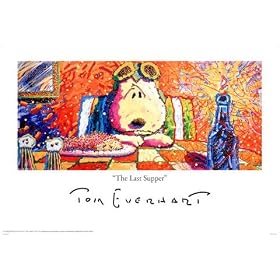Posters: Peanuts Poster - Last Supper By Tom Everhart (36 x 24 inches)