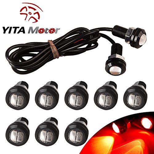 Yitamotor 10 x 5730 9w 18mm eagle eye led car motor drl backup re…