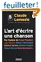 L'art d'�crire une chanson