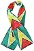 Guyana Country Lightweight Flag Printed Knitted Style Scarf 8