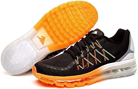 Men's Air Running Shoe 2016 PRM Trainer - Road Running Athletic Sport Shoes Black Orange