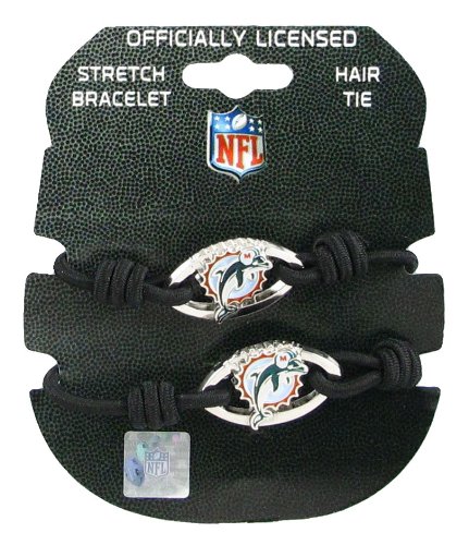 Miami Dolphins - NFL Stretch Bracelets / Hair Ties