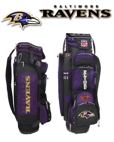 Buy Baltimore Ravens Golf Cart Bag by Datrek